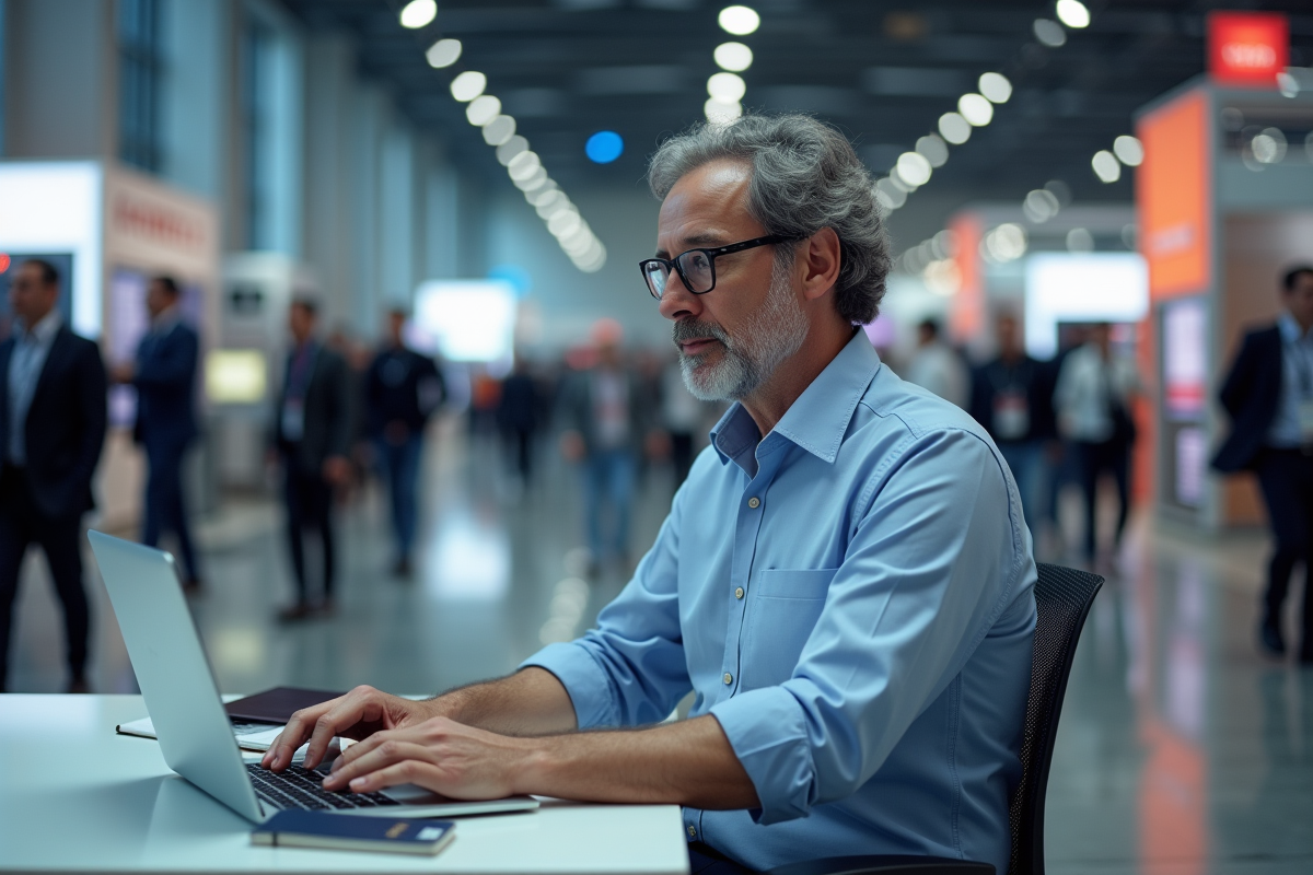 Scientifique au travail lors d